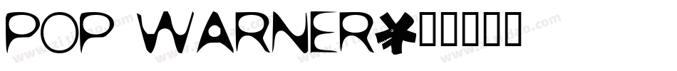 Pop Warner字体转换